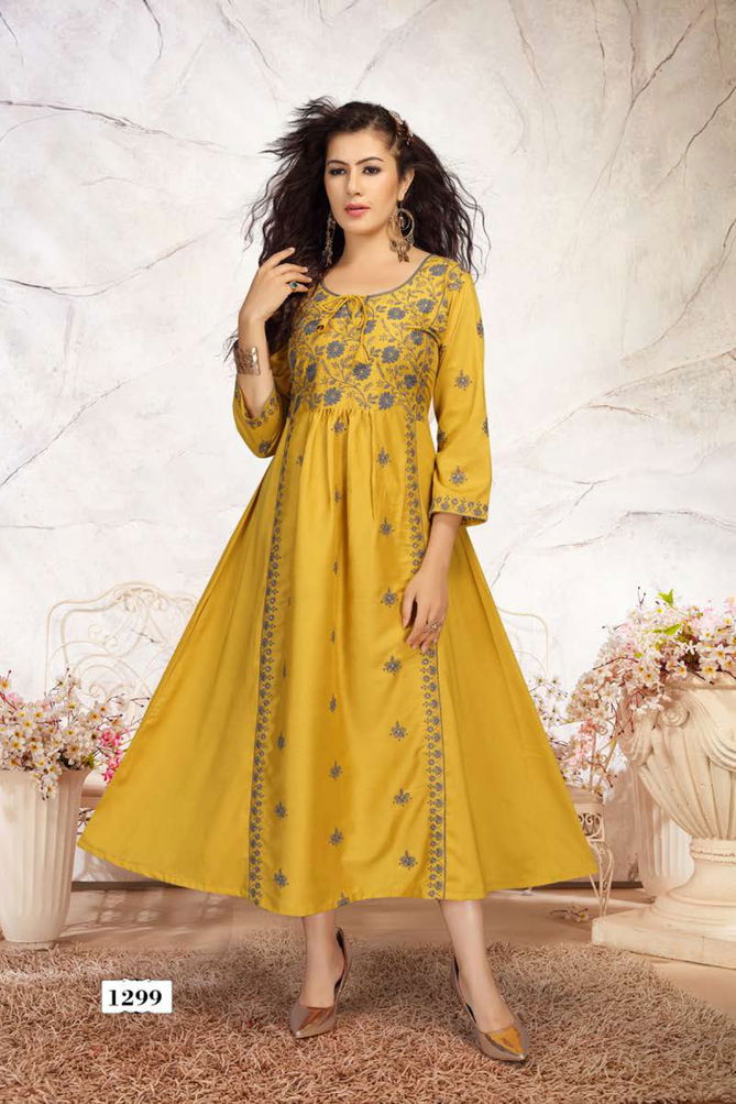 Dee Cee Alishba Fancy Ethnic Wear Latest Anarkali Kurtis Collection